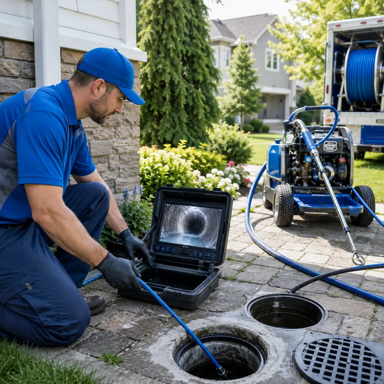 Outdoor drain cleaning professionals serving Lowell, NC
